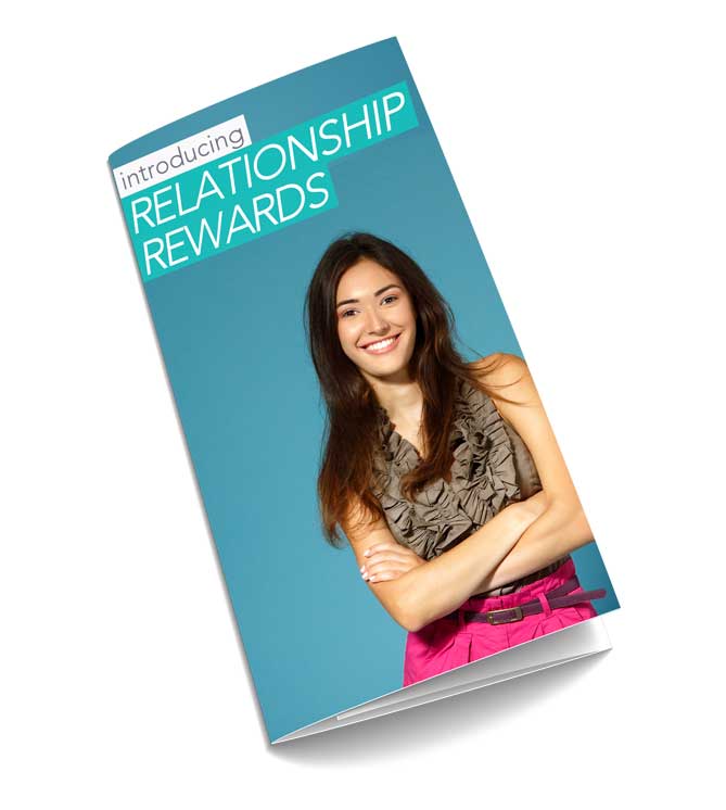 DSFCU relationship rewards trifold