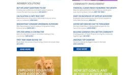 DSFCU Prosper Magazine homepage