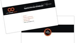 La Cense postcard design