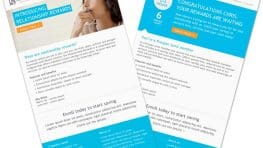 Relationship rewards emails