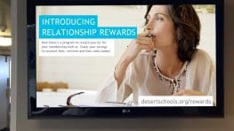 Relationship rewards digital signage